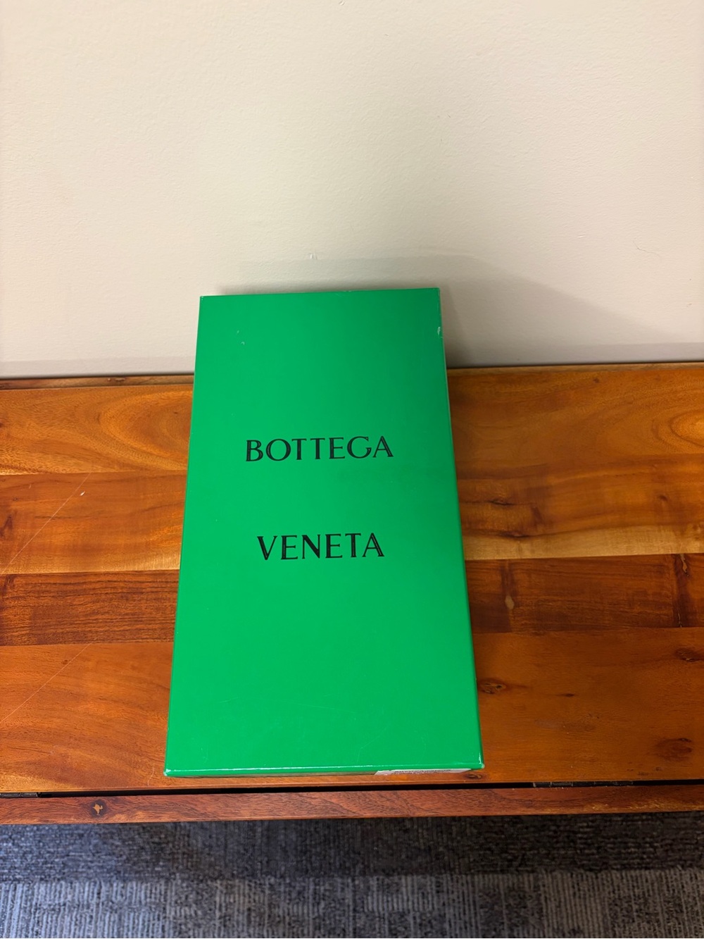Empty Bottega Veneta Shoe Box Only - Parakeet Green Size 38C